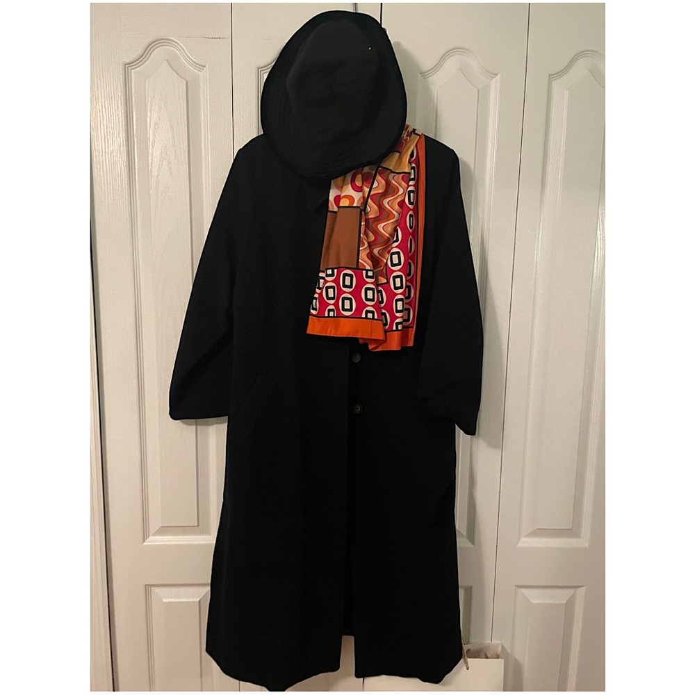 Black Wool Winter Coat